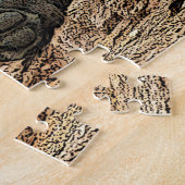 Der Leopard legt sich mit dem Lamm-Isaiah 11 Puzzle (Seite)