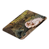 Der Leopard legt sich mit dem LammJesaja 11 hin Magnet (Linke Seite)