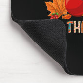 Der Leopard Pumpkin Bowling Halloween Fall Mousepad (Ecke)