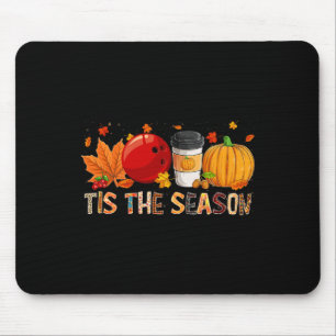Der Leopard Pumpkin Bowling Halloween Fall Mousepad