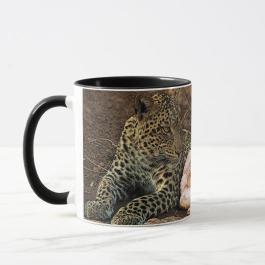 "Der Leopard soll die unten mit dem Kind " Jesaja Tasse (Links)