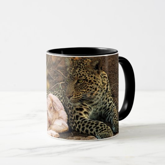 "Der Leopard soll die unten mit dem Kind " Jesaja Tasse (VorderseiteRechts)