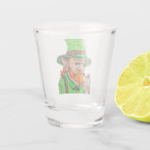 DER LEPRECHAUN DER WALDLANDSCHAFTEN SCHNAPSGLAS (Rückseite)