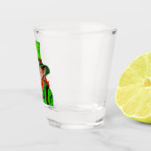 DER LEPRECHAUN DER WALDLANDSCHAFTEN SCHNAPSGLAS (Rechts)