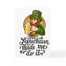 Der Leprechaun hat mich dazu gebracht, es zu tun