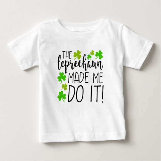 Der Leprechaun ließ mich den kleinen T - Shirt mac (Vorderseite)