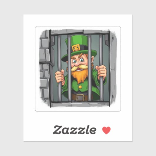 Der "lepreCONVICT" Aufkleber (Blatt)