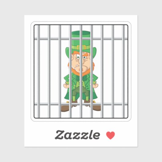 Der "lepreCONVICT" Aufkleber (Blatt)