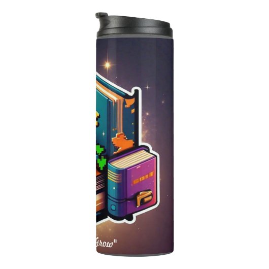 "Der Lernplan" Thermosbecher (Nach rechts gedreht)