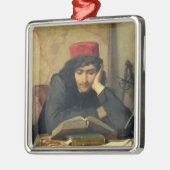 Der Leser, 1856 Ornament Aus Metall (Links)