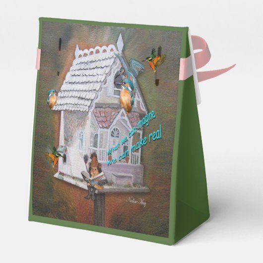 Der Leser des Leprechaun Geschenkschachtel (Rückseite)