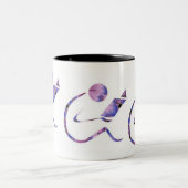 Der Leser - Drama-Tasse Zweifarbige Tasse (Mittel)