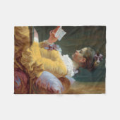 Der Leser, Fragonard Fleecedecke (Vorderseite (Horizontal))