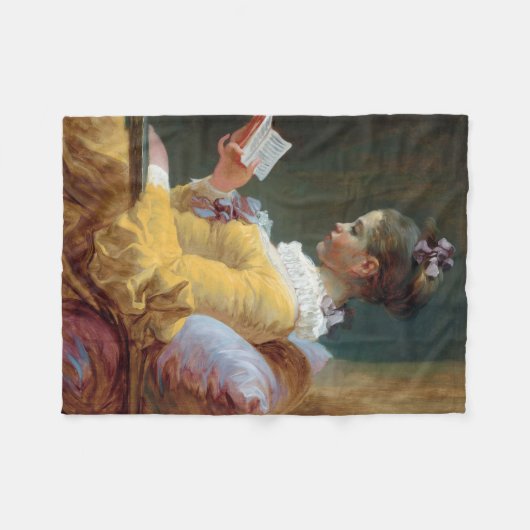 Der Leser, Fragonard Fleecedecke (Vorderseite (Horizontal))