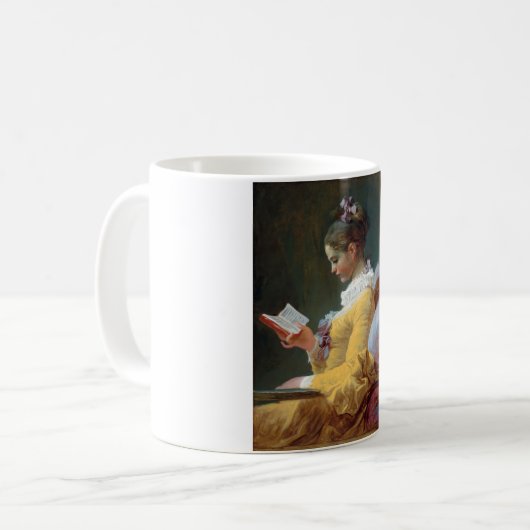 Der Leser, Fragonard Kaffeetasse (Vorderseite Links)