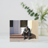 Der Leser in Santa Fe, New Mexico Postkarte (Stehend Vorderseite)