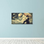 Der Leser Leinwanddruck (Insitu (Holzboden))