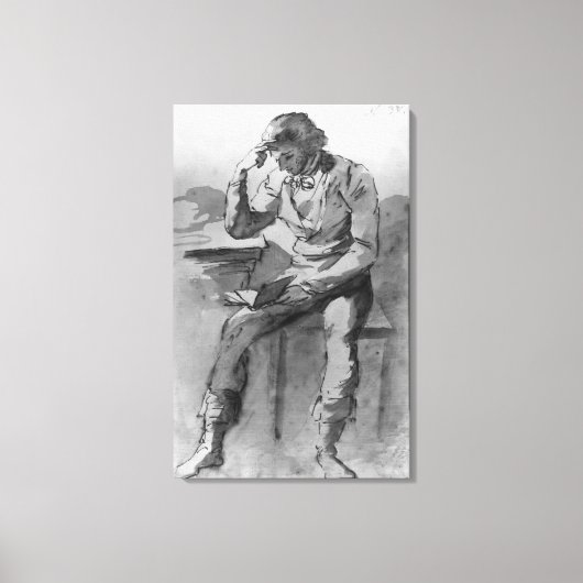 Der Leser Leinwanddruck (Vorderseite)