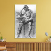 Der Leser Leinwanddruck (Insitu (Wohnzimmer))