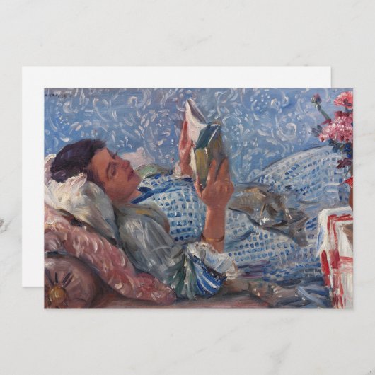 Der Leser | Lovis Corinth (Vorne/Hinten)