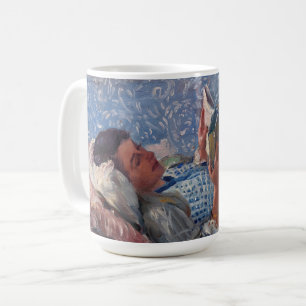 Der Leser   Lovis Corinth Kaffeetasse
