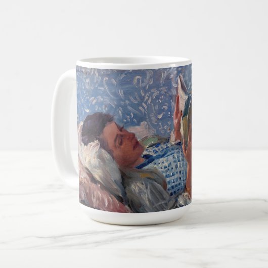 Der Leser | Lovis Corinth Kaffeetasse (Vorderseite Links)