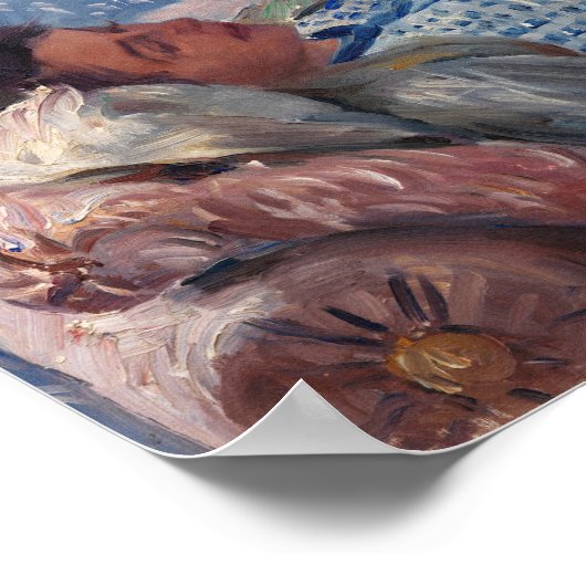 Der Leser | Lovis Corinth Poster (Ecke)