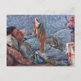 Der Leser | Lovis Corinth Postkarte
