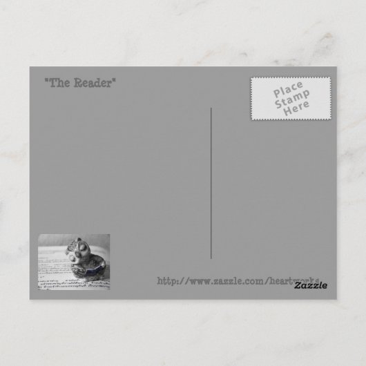 Der Leser Postkarte (Rückseite)