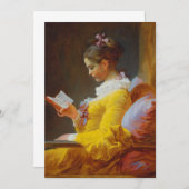 Der Leser von Jean-Honore Fragonard (Vorne/Hinten)