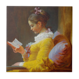 Der Leser von Jean-Honore Fragonard Fliese