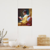 Der Leser von Jean-Honoré Fragonard Poster (Küche)