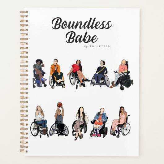 Der "Let's get to work" Boundless Babe-Planer Planer (Vorderseite)