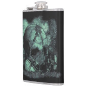 Der letzte Atemzug - Techno-Dystopian Streetwear Flachmann (Links)