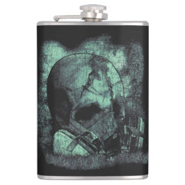 Der letzte Atemzug - Techno-Dystopian Streetwear Flachmann