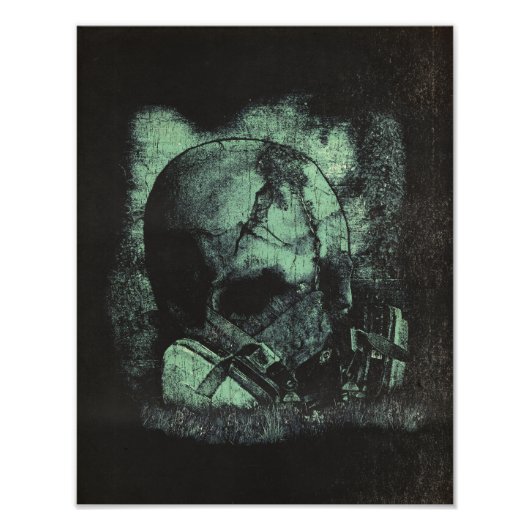 Der letzte Atemzug - Techno-Dystopian Streetwear Fotodruck (Vorne)