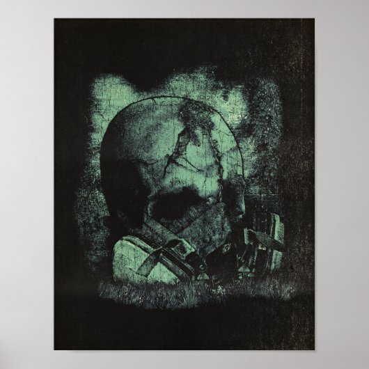 Der letzte Atemzug - Techno-Dystopian Streetwear Poster (Vorne)