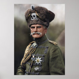 Der letzte August von Mackensen 1914 in Hussar Poster