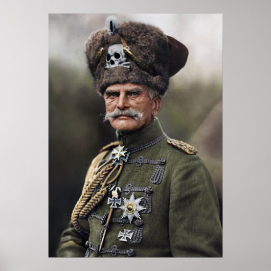 Der letzte August von Mackensen 1914 in Hussar Poster (Vorne)