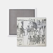 Der letzte Ausstieg des Kaisers Cuauhtemoc Magnet (Vorderseite/Rückseite)