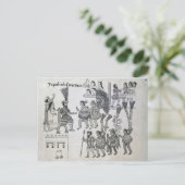 Der letzte Ausstieg des Kaisers Cuauhtemoc Postkarte (Stehend Vorderseite)