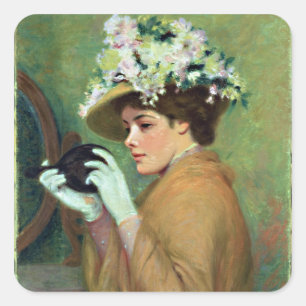 Der letzte Blick Quadratischer Aufkleber