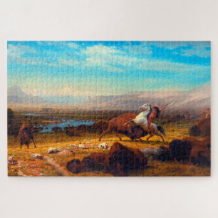 Der letzte Büffel Albert Bierstadt 1888 Puzzle