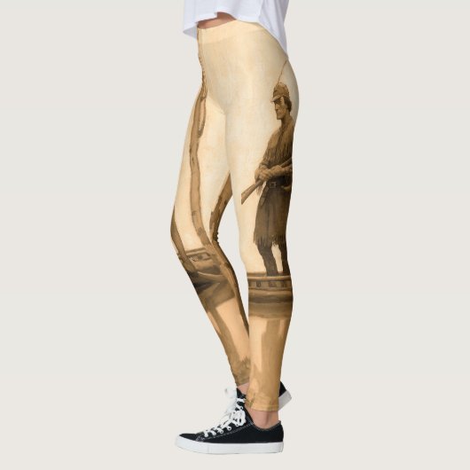 Der Letzte der Mohikaner, 1919 von N. C. Wyeth Leggings (Links)