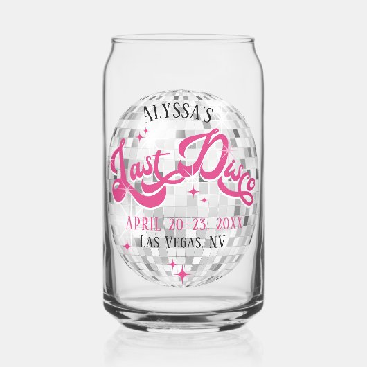 Der letzte Disco-Ball-Junggeselinnen-Abschied von Dosenglas (Vorderseite)