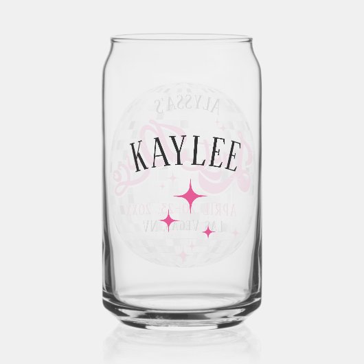 Der letzte Disco-Ball-Junggeselinnen-Abschied von Dosenglas (Rückseite)