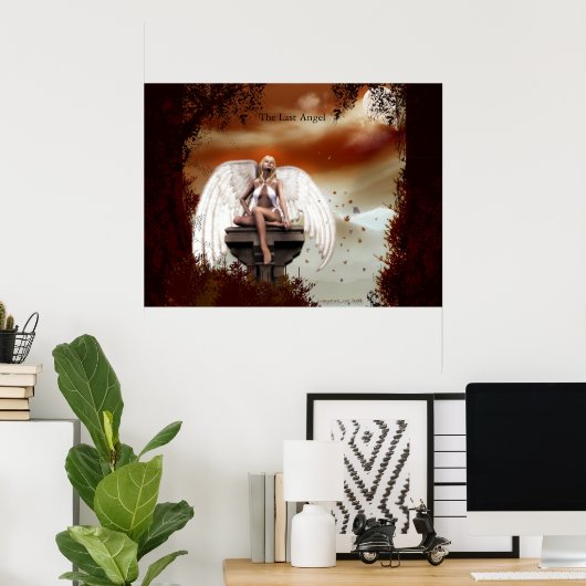 Der letzte Engel Poster (Heimbüro)