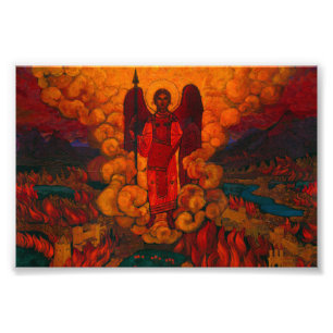 Der letzte Engel von Nicholas Roerich Fotodruck