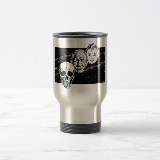 Der letzte Feind von Aluminium-Reisen Reisebecher (Mittel)