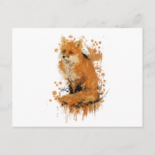 Der letzte Fuchs Postkarte (Vorderseite)